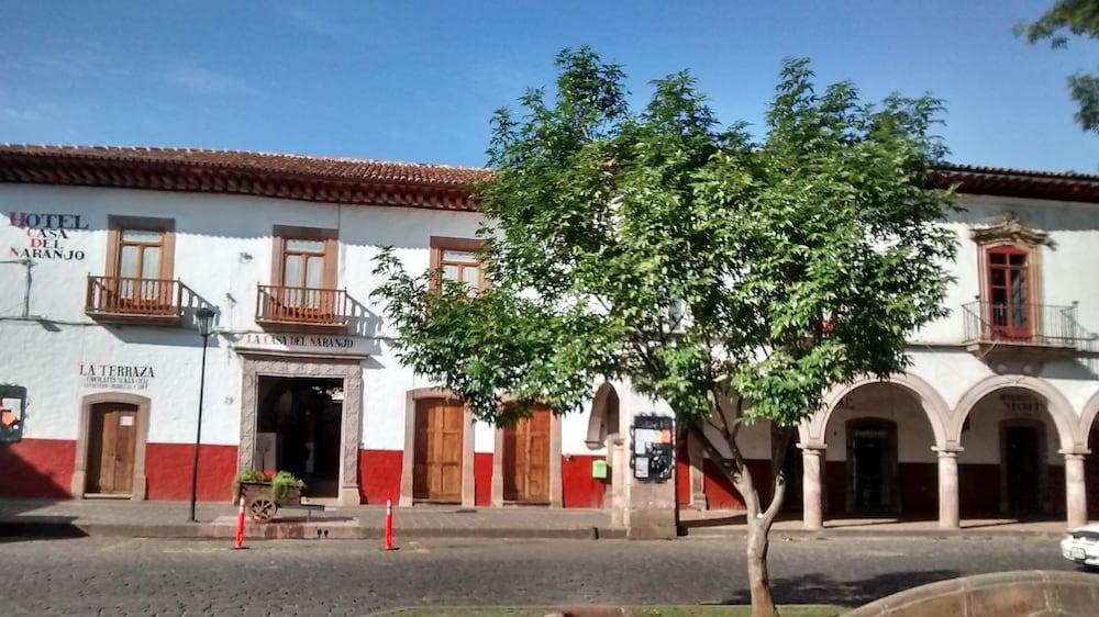 Hotel Casa Del Naranjo Пацкуаро Экстерьер фото